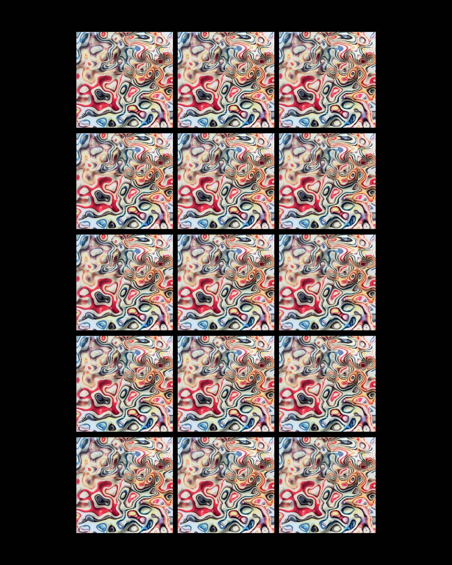 Designs 59 • 12”x 12” Epoxy Wall Tiles Tiles (4x Tiles)