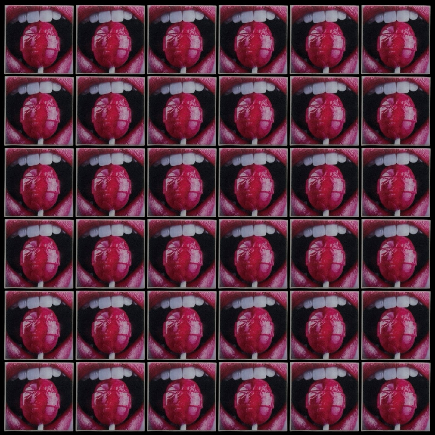 Lip Pop • 4”x 4” Epoxy Wall Tiles (36x Tiles)