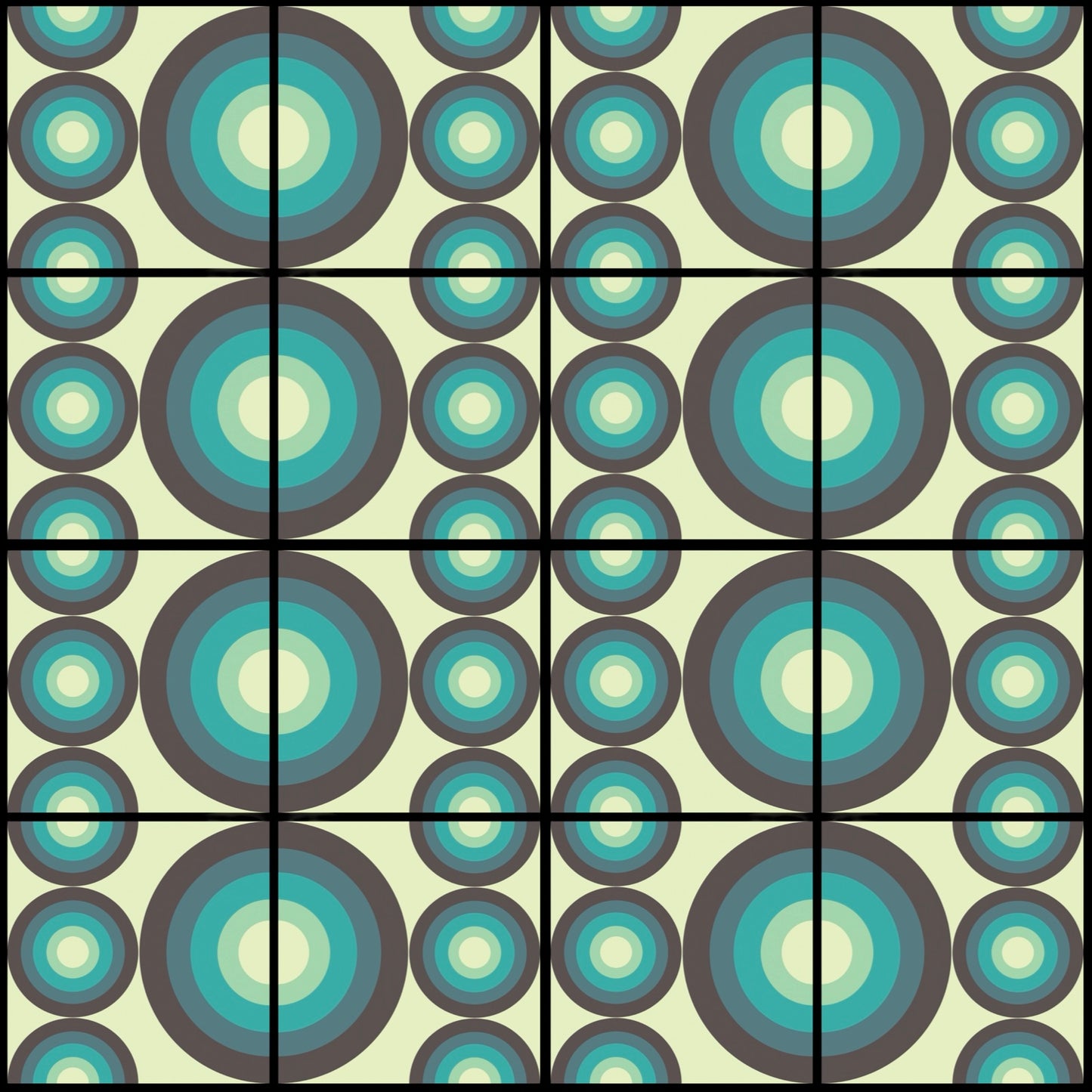 CIR 04 • 6”x 6” Epoxy Wall Tiles (16x Tiles)