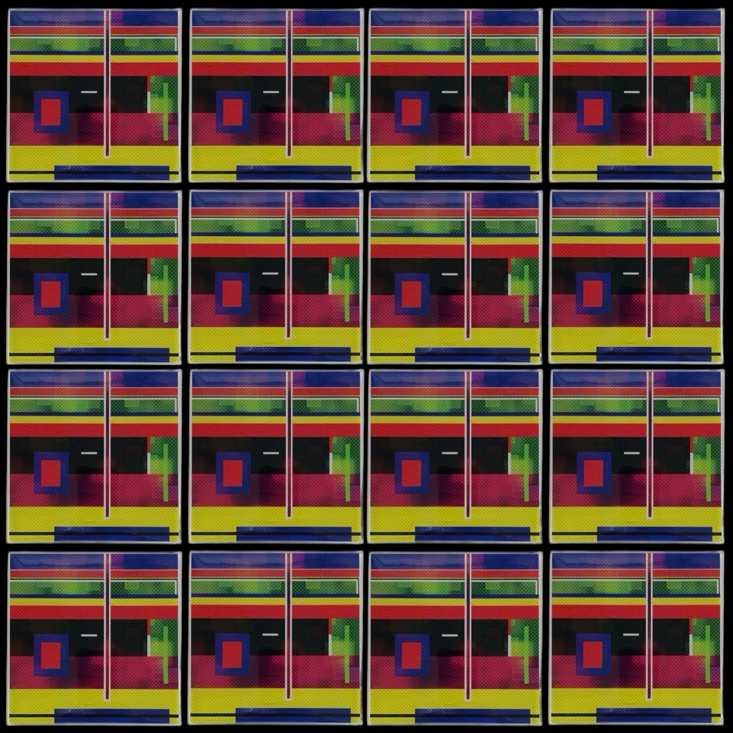 Digital 15 • 6”x 6” Epoxy Wall Tiles (16x Tiles)