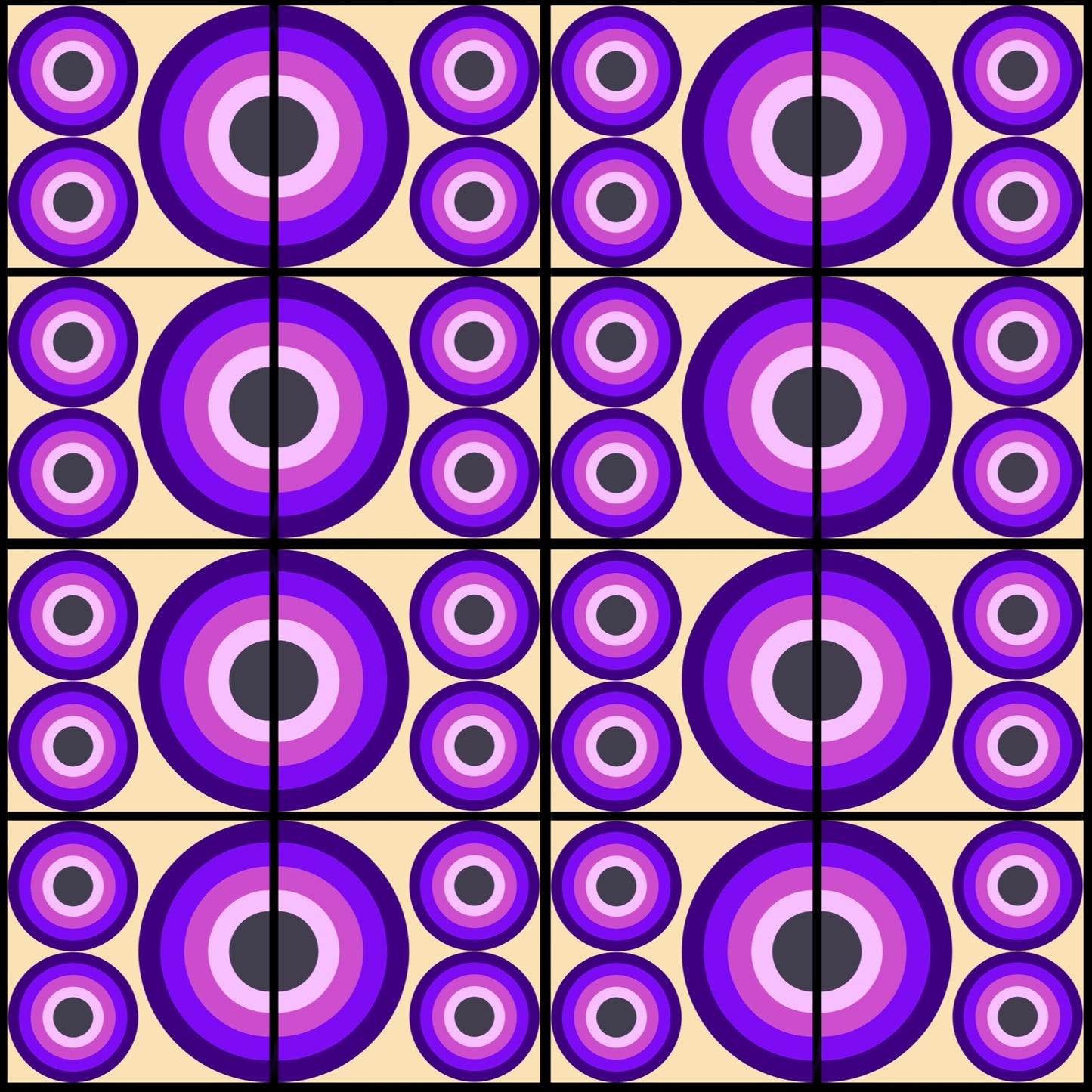 CIR 03 • 6”x 6” Epoxy Wall Tiles (16x Tiles)