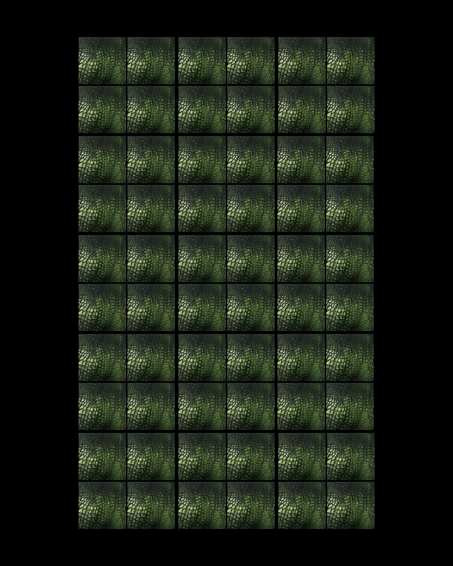 Croc Skin • 6”x 6” Epoxy Wall Tiles (60x Tiles)