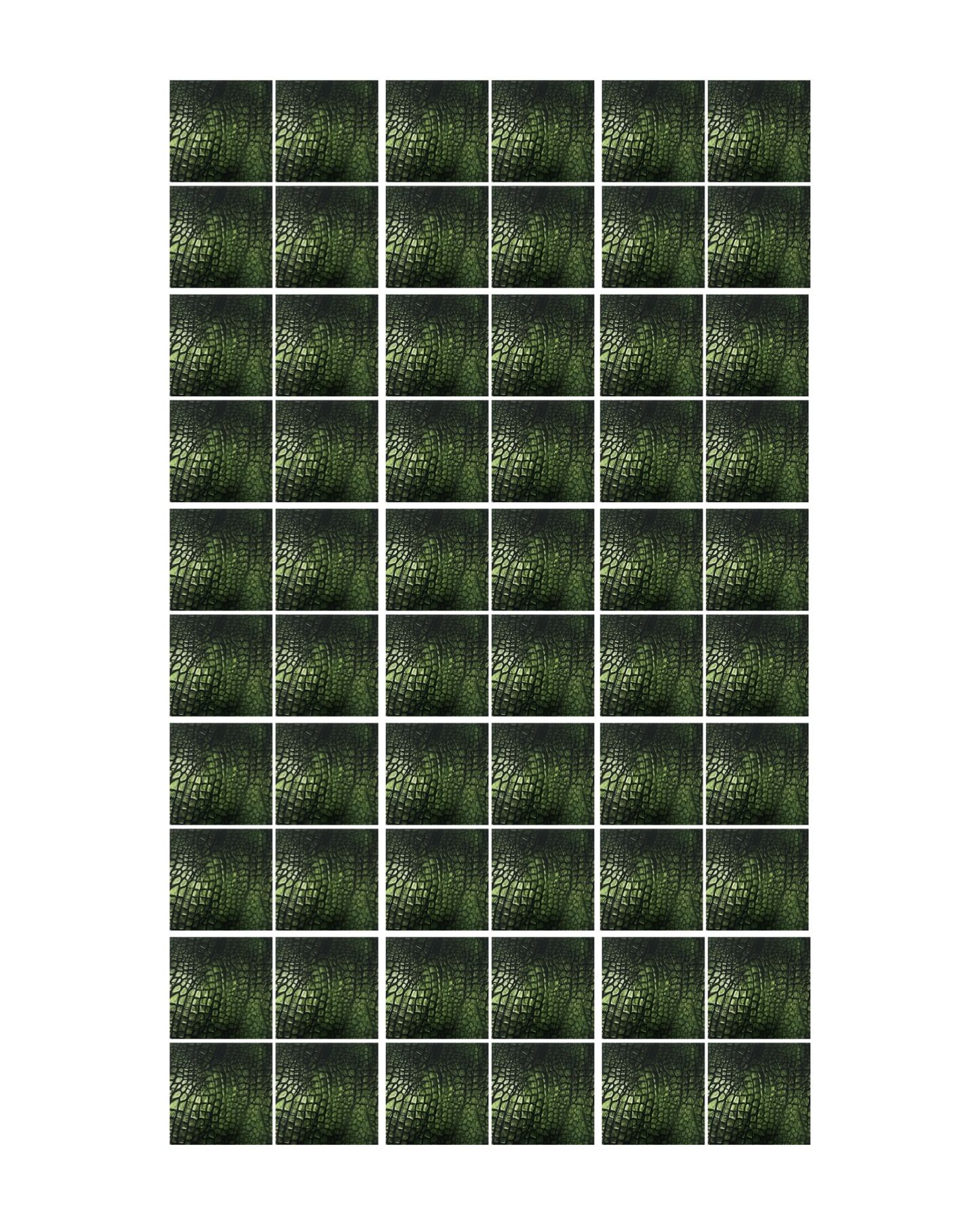 Croc Skin • 6”x 6” Epoxy Wall Tiles (60x Tiles)
