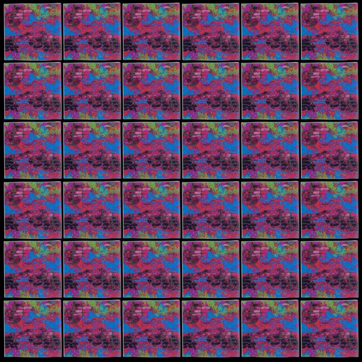 Brick Splash • 4”x 4” Epoxy Wall Tiles (36x Tiles)