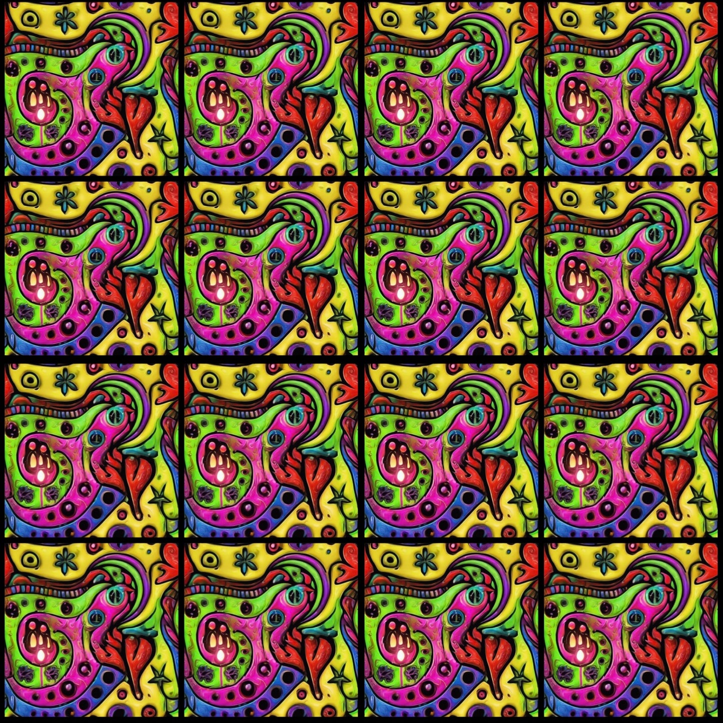 Wet Paint • 6”x 6” Epoxy Wall Tiles (16x Tiles)