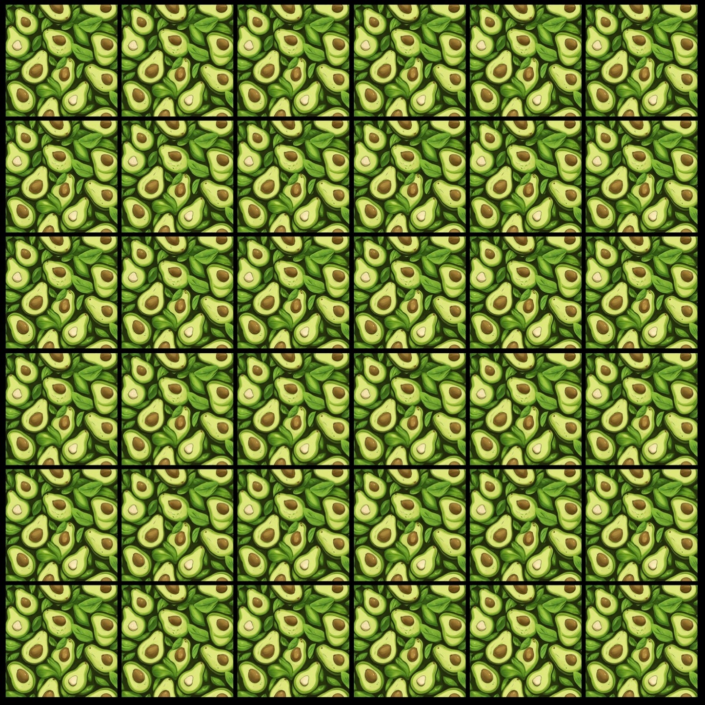 Avocado 01 • 4”x 4” Epoxy Wall Tiles (36x Tiles)