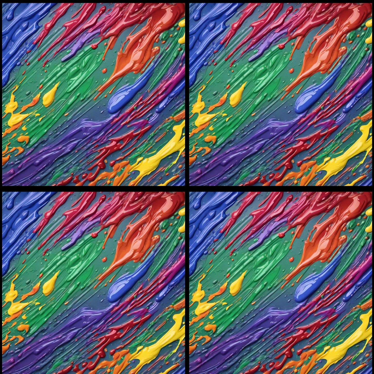 Paint 21 • 12”x 12” Epoxy Wall Tiles Tiles (4x Tiles)