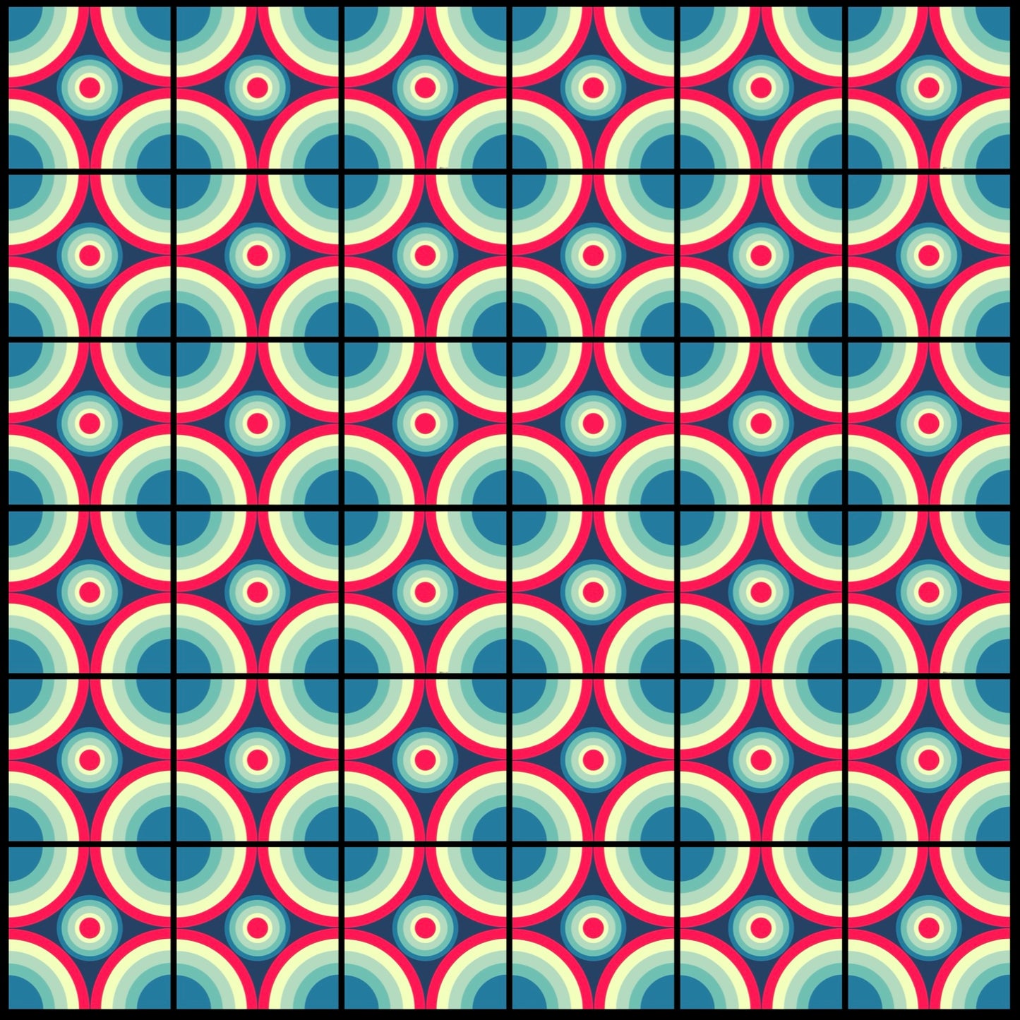 CIR 09 • 4”x 4” Epoxy Wall Tiles (36x Tiles)