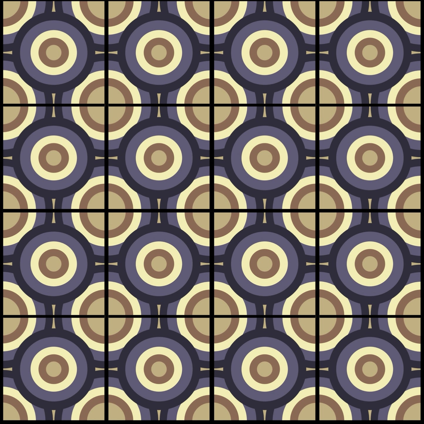 CIR 07 • 6”x 6” Epoxy Wall Tiles (16x Tiles)