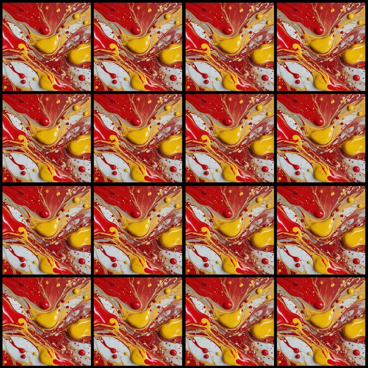 Paint 17 • 6”x 6” Epoxy Wall Tiles (16x Tiles)