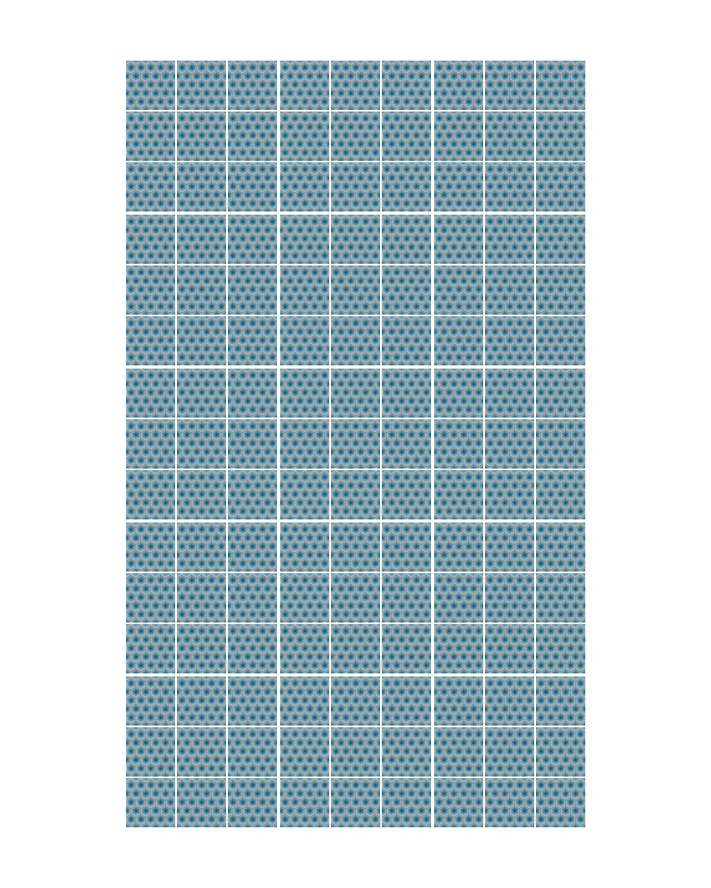 Dizzy 03 • 4”x 4” Epoxy Wall Tiles (135x Tiles)