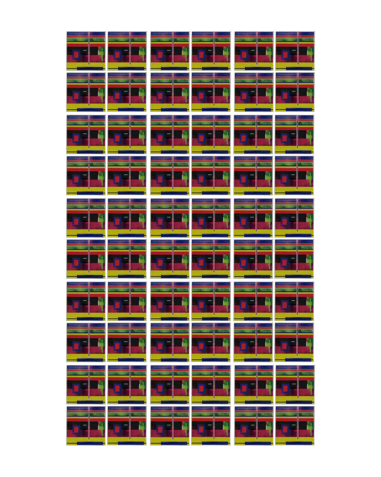 Digital 15 • 6”x 6” Epoxy Wall Tiles (60x Tiles)