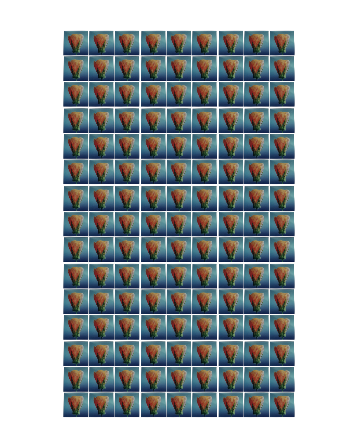 Flower Drop • 4”x 4” Epoxy Wall Tiles (135x Tiles)