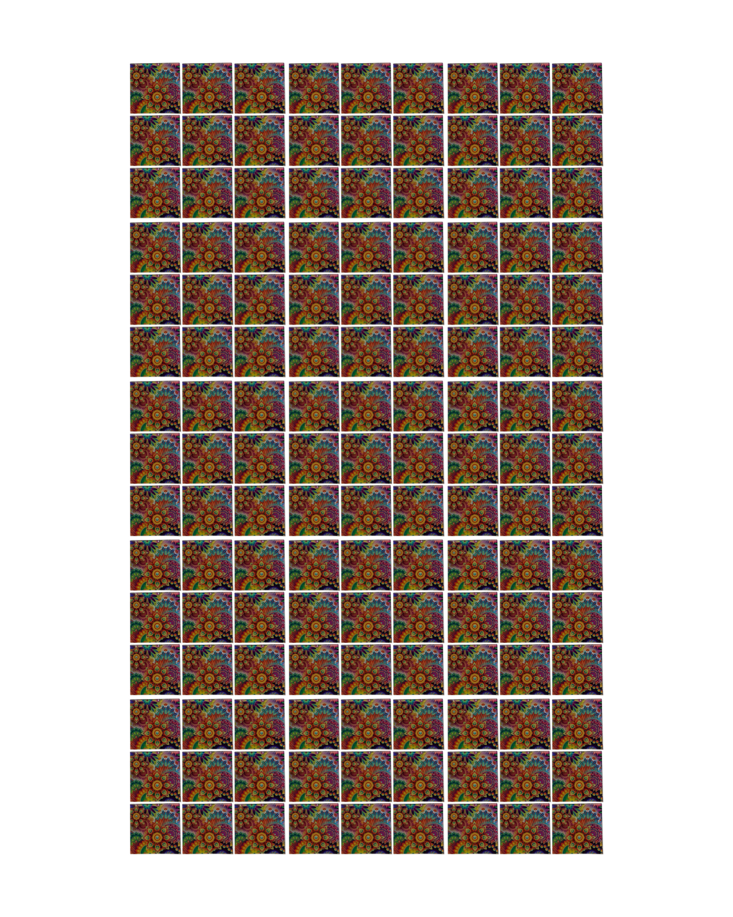 Digital Garden • 4”x 4” Epoxy Wall Tiles (135x Tiles)