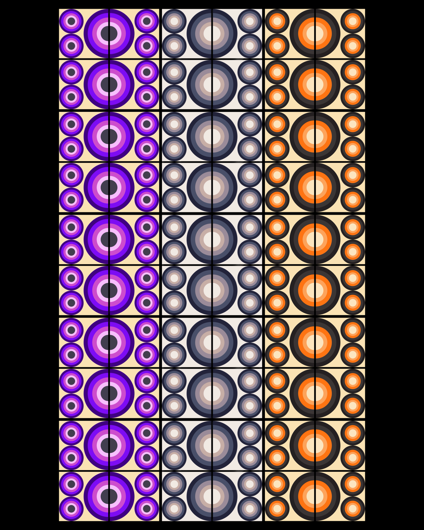 CIR SERIES • 6”x 6” Epoxy Wall Tiles (60x Tiles)