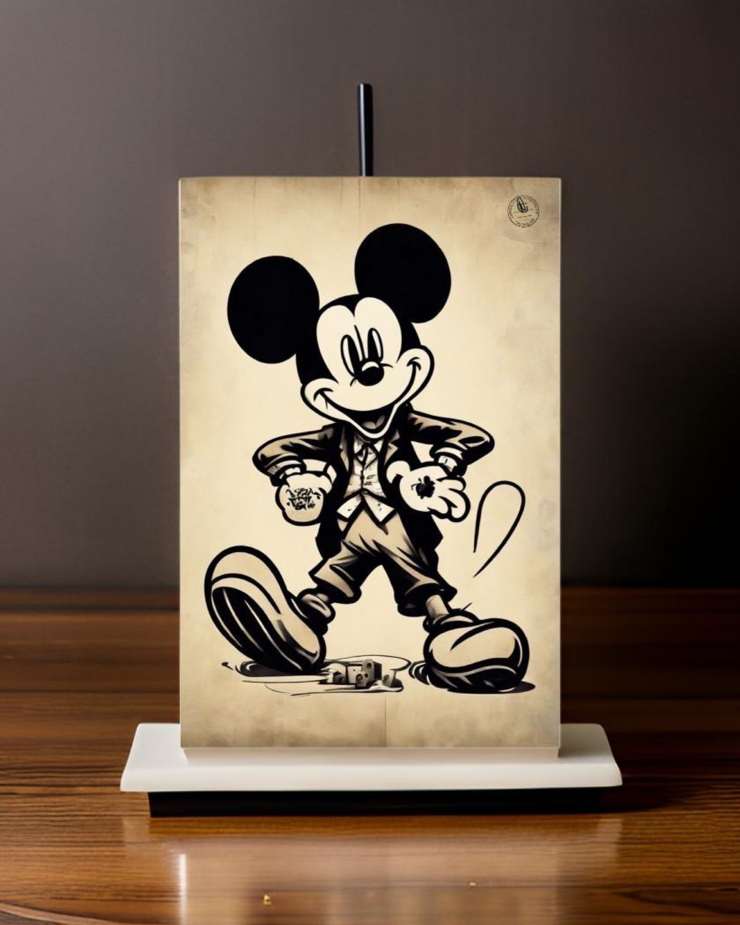 MICKEY 1985 • Mickey Crystal Limited Metal Print 24”x 36”
