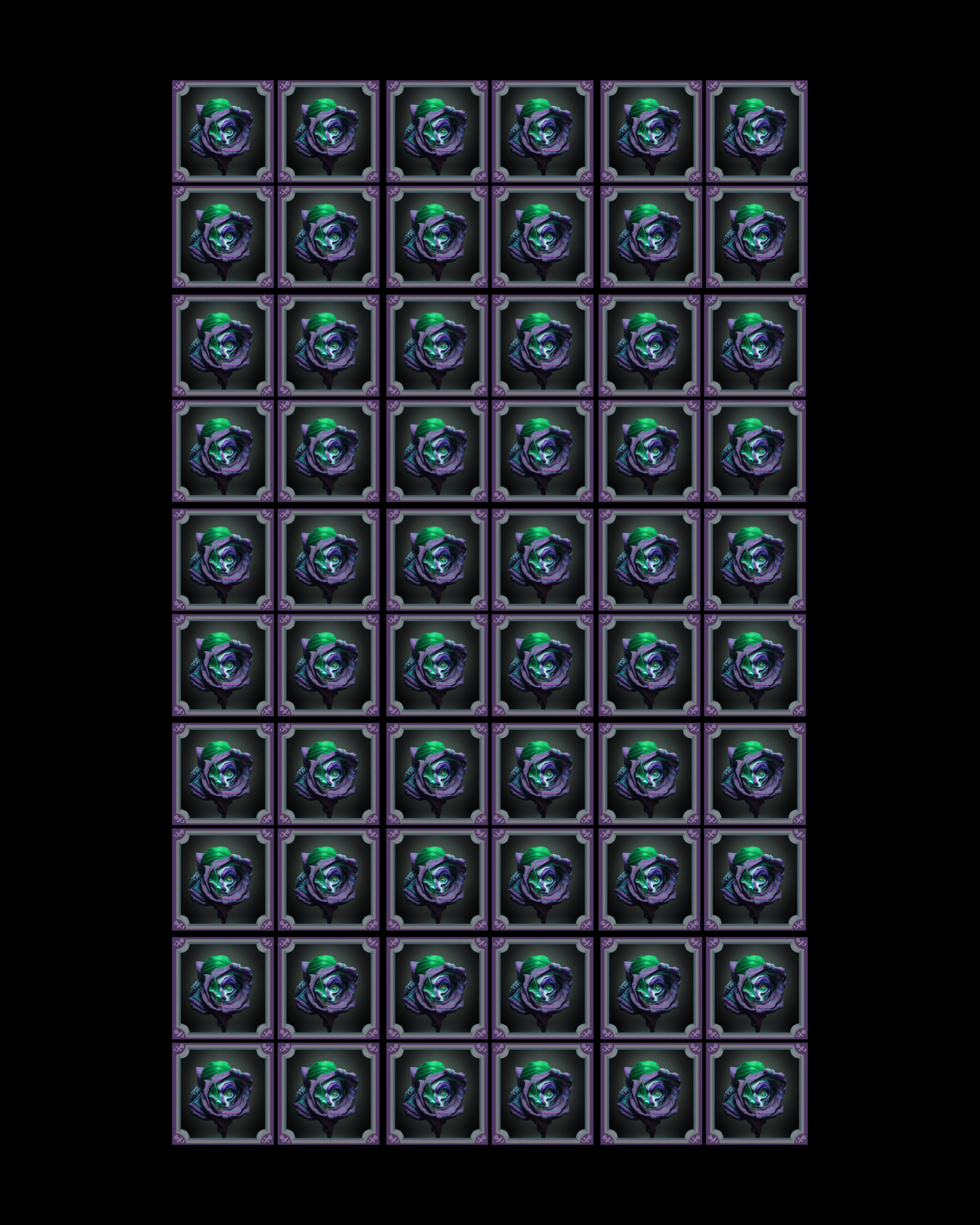 Rose Poison 04 • 6”x 6” Epoxy Wall Tiles