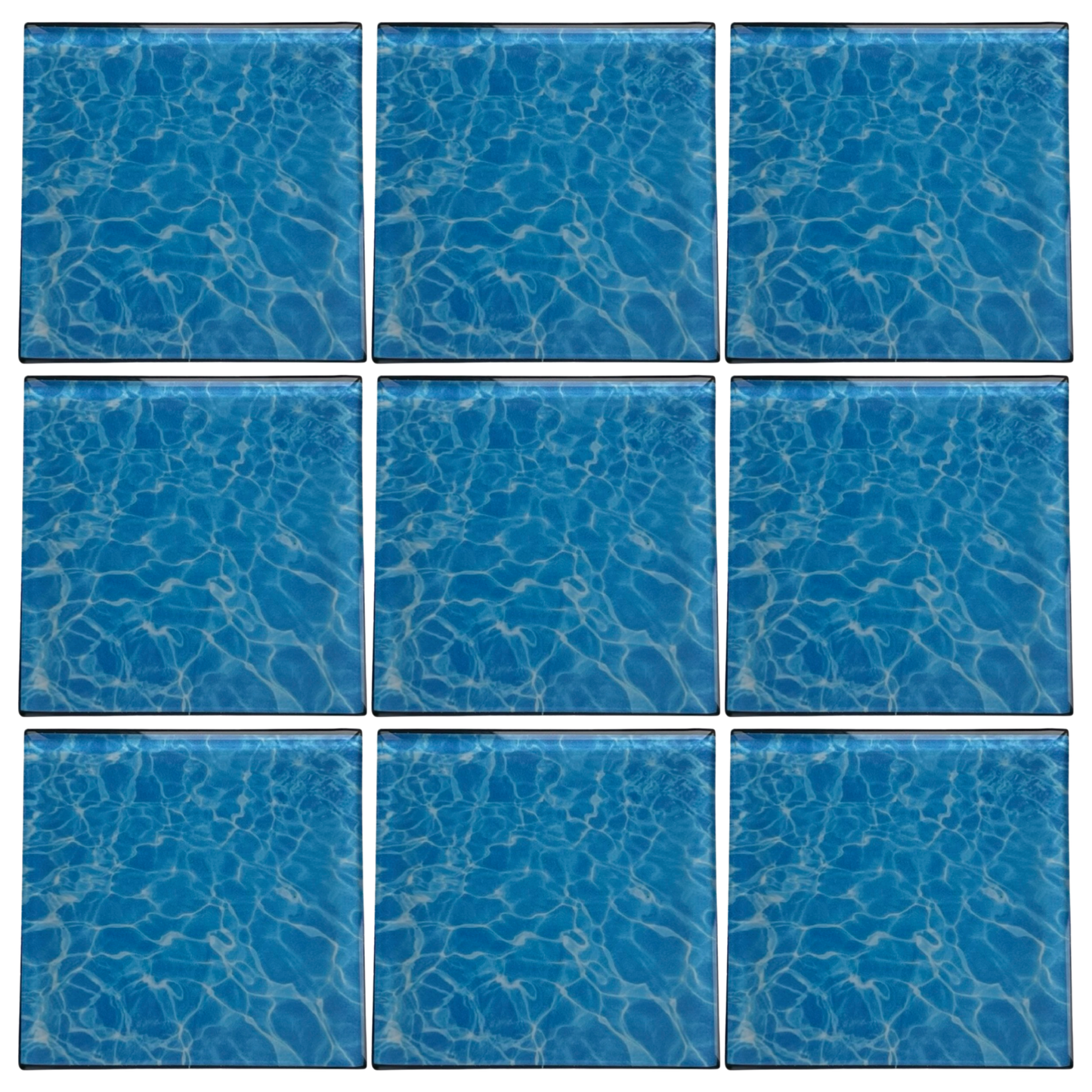 Water 01 • 4”x 4” Tiles • Ceramic Wall Art