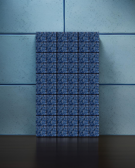 Blue Scale • 6”x 6” Epoxy Wall Tiles (60x Tiles)