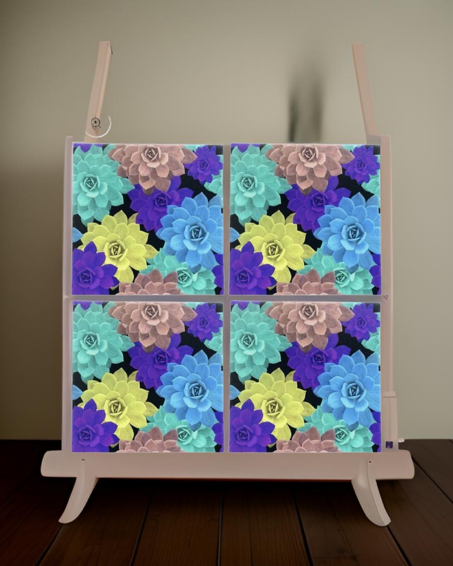 Flower Pop • 12”x 12” Epoxy Wall Tiles Tiles (4x Tiles)