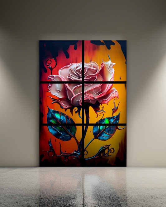 ROSE G6 • 24”x 36” Epoxy Mosaic (6x Tiles)