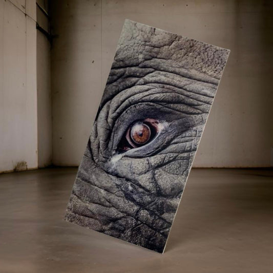 ELEPHANT EYE • 12”x 24” Tiles • Ceramic Wall Panel Art