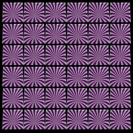 Purple Hole • 4”x 4” Epoxy Wall Tiles (36x Tiles)