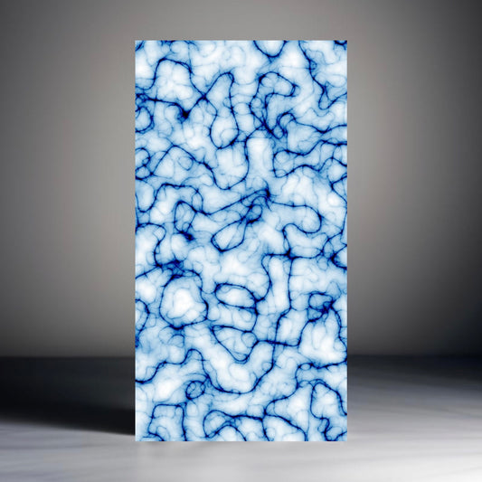 BLUE VEIN • 12”x 24” Tiles • Ceramic Wall Panel Art