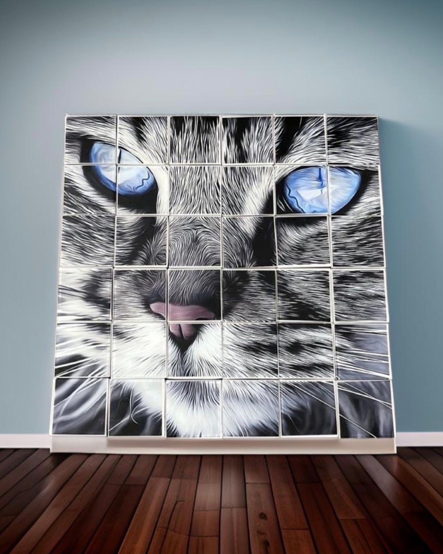 Cat Eyes • 24”x 24” Epoxy Mosaic (36x Tiles)