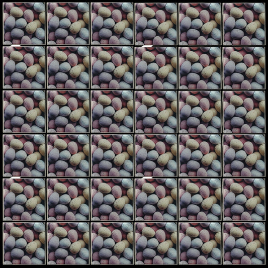 Candy Eggs • 4”x 4” Epoxy Wall Tiles (36x Tiles)