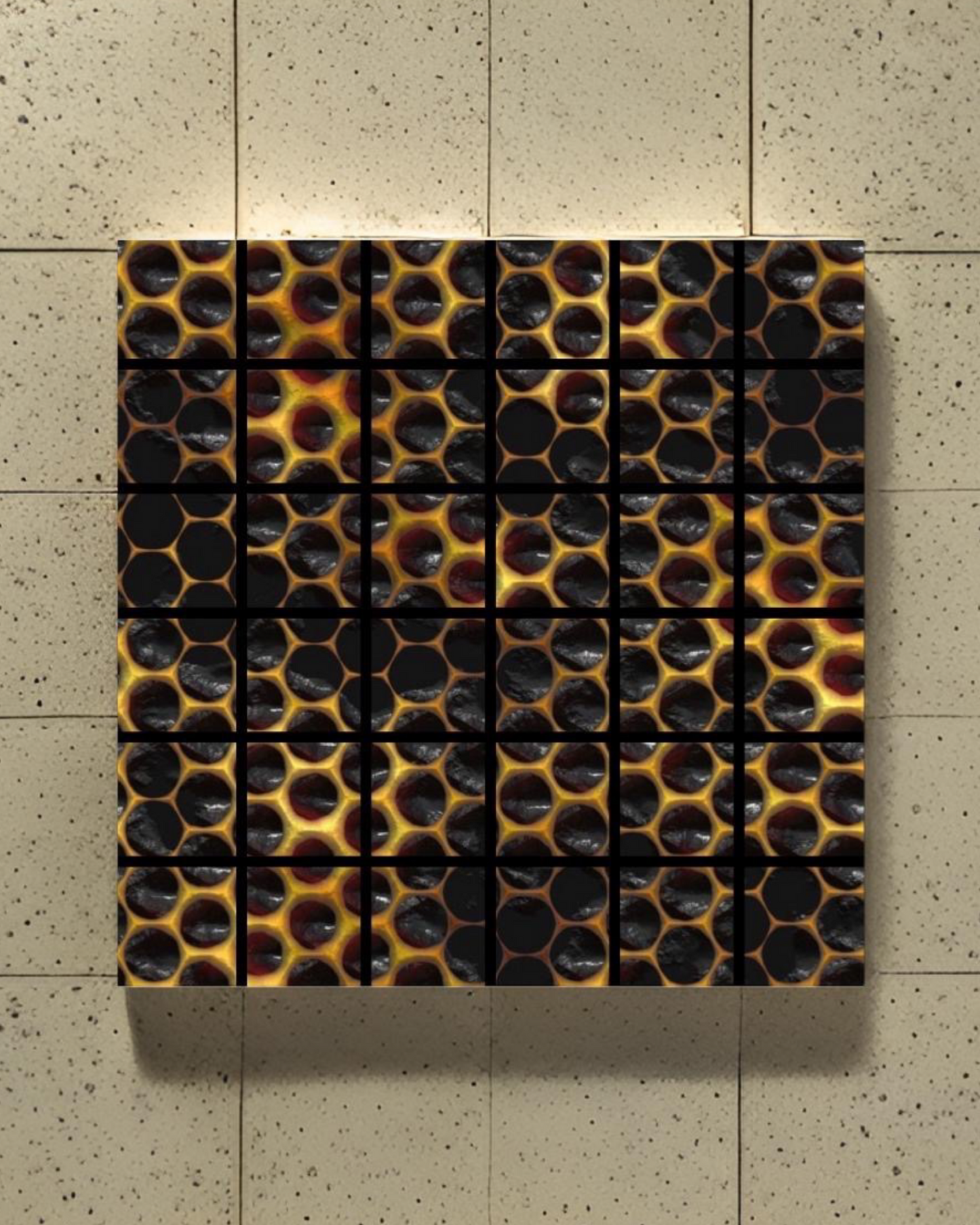 Honeycomb • 24”x 24” Epoxy Mosaic (36x Tiles)