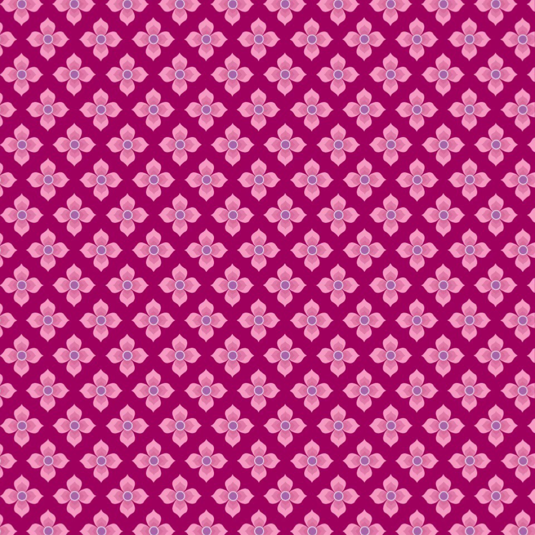 PINK PATTERN • 12”x 12” Tiles • Ceramic Wall Art