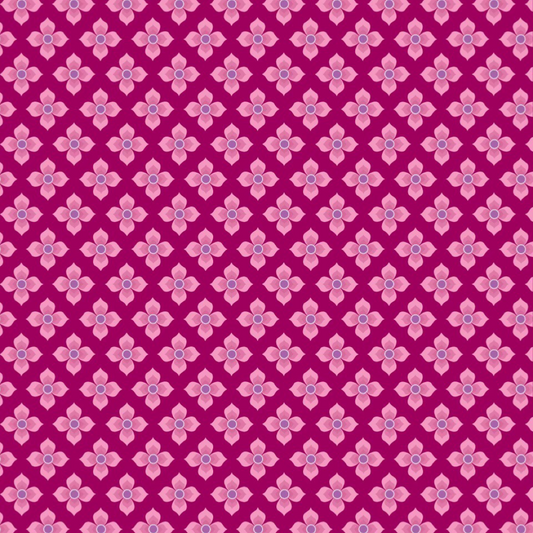 PINK PATTERN • 12”x 12” Tiles • Ceramic Wall Art