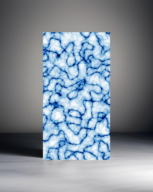 Blue Vein • 12”x 24” Epoxy Wall Tiles (1x Tile)