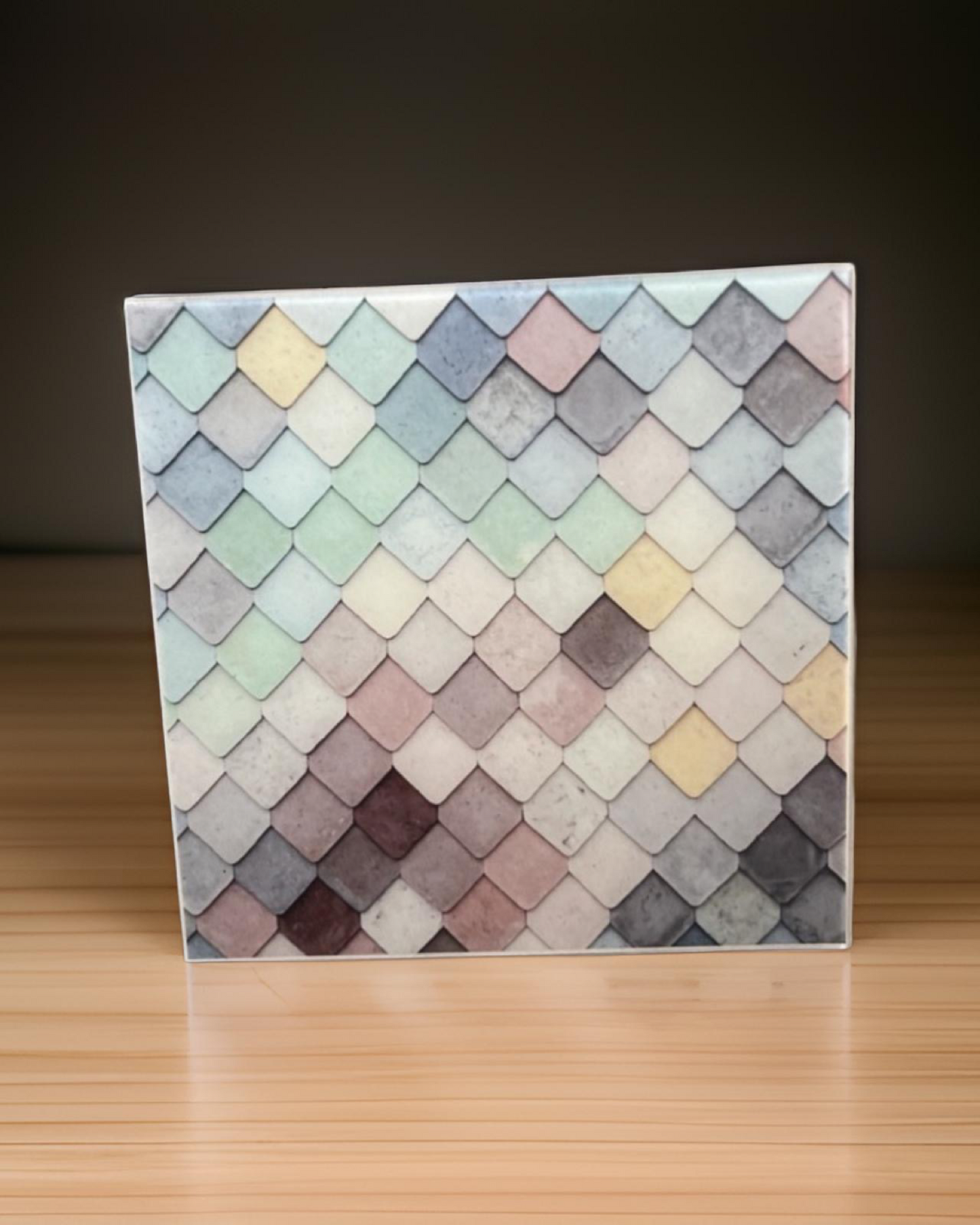 Tiled Pastel • 12”x 12” Epoxy Wall Tiles Tiles (4x Tiles)