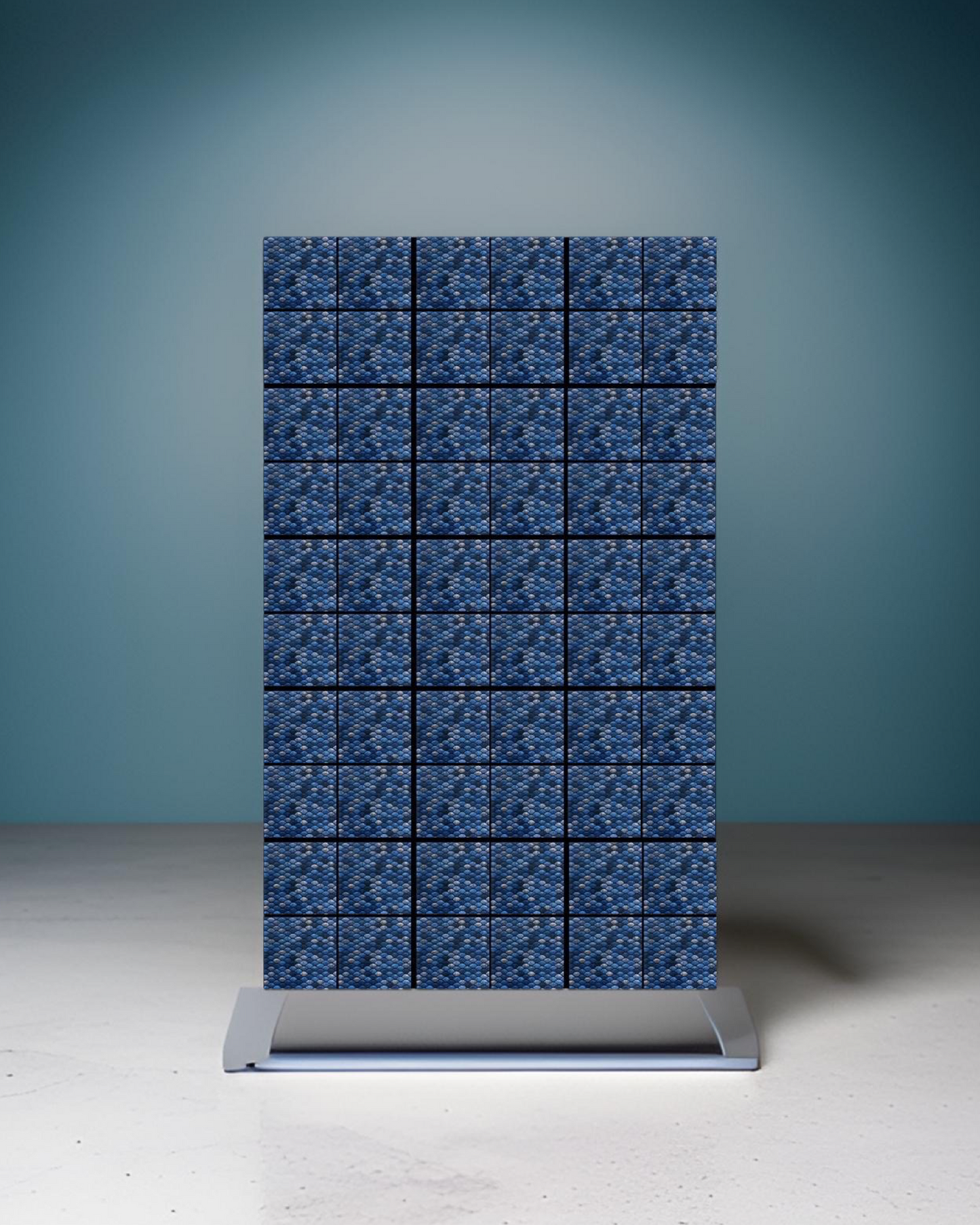 Blue Scale • 6”x 6” Epoxy Wall Tiles (60x Tiles)