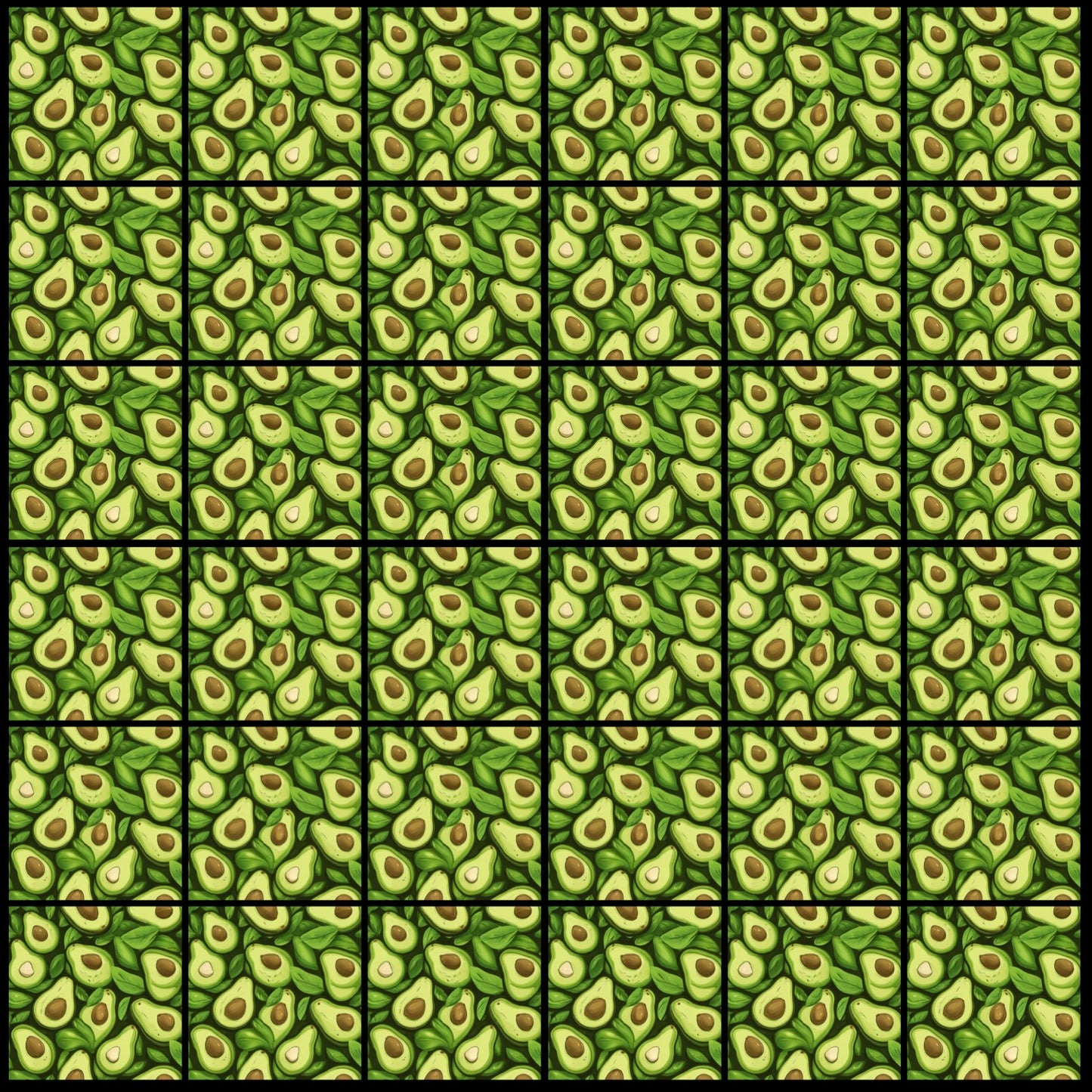 Avocado 01 • 4”x 4” Epoxy Wall Tiles (36x Tiles)