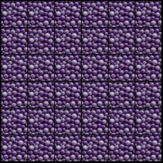 Purple Marbles • 4”x 4” Epoxy Wall Tiles (36x Tiles)