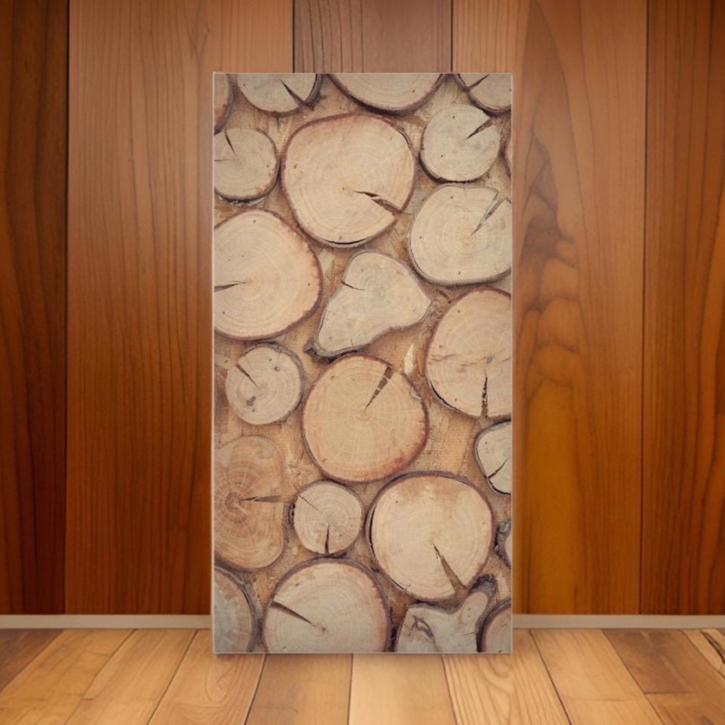 WOOD 70 • 12”x 24” Tiles • Ceramic Wall Panel Art