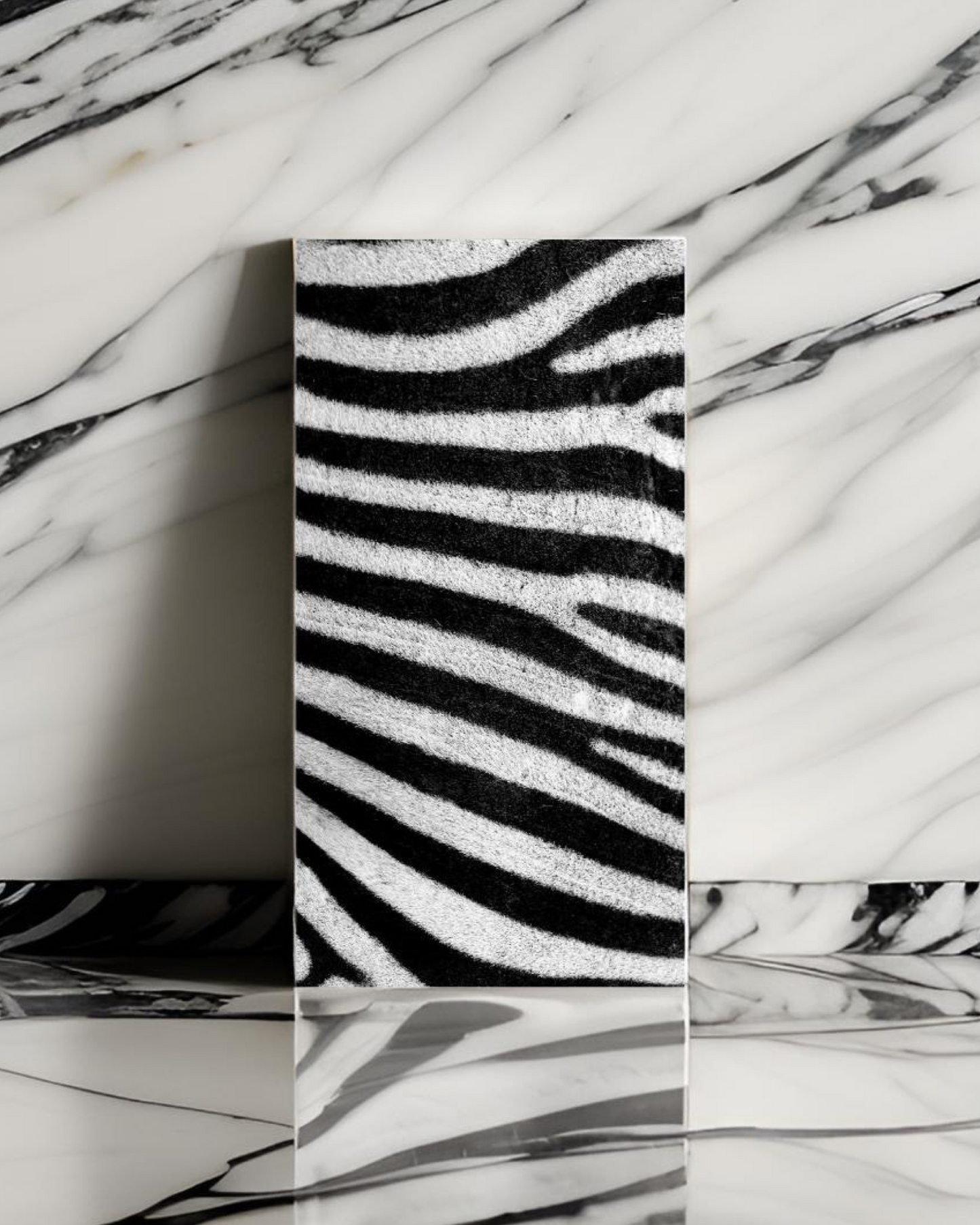 Zebra • 12”x 24” Epoxy Wall Tiles (1x Tile)