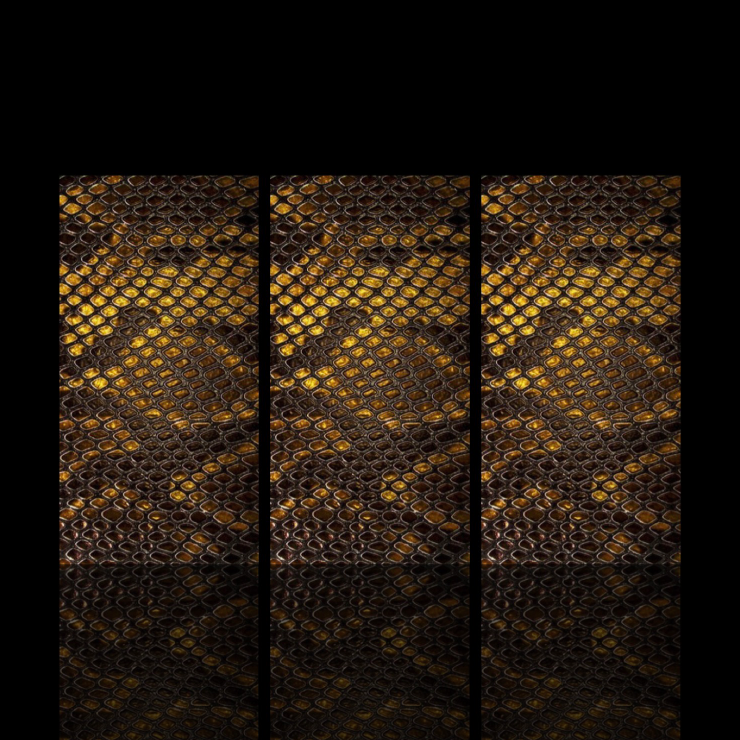 Snake Skin • 12”x 24” Tiles • Ceramic Wall Panel Art