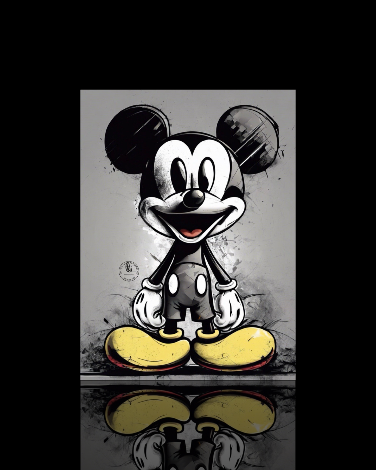 MICKEY 1995 • Mickey Crystal Limited Metal Print 18”x 24”