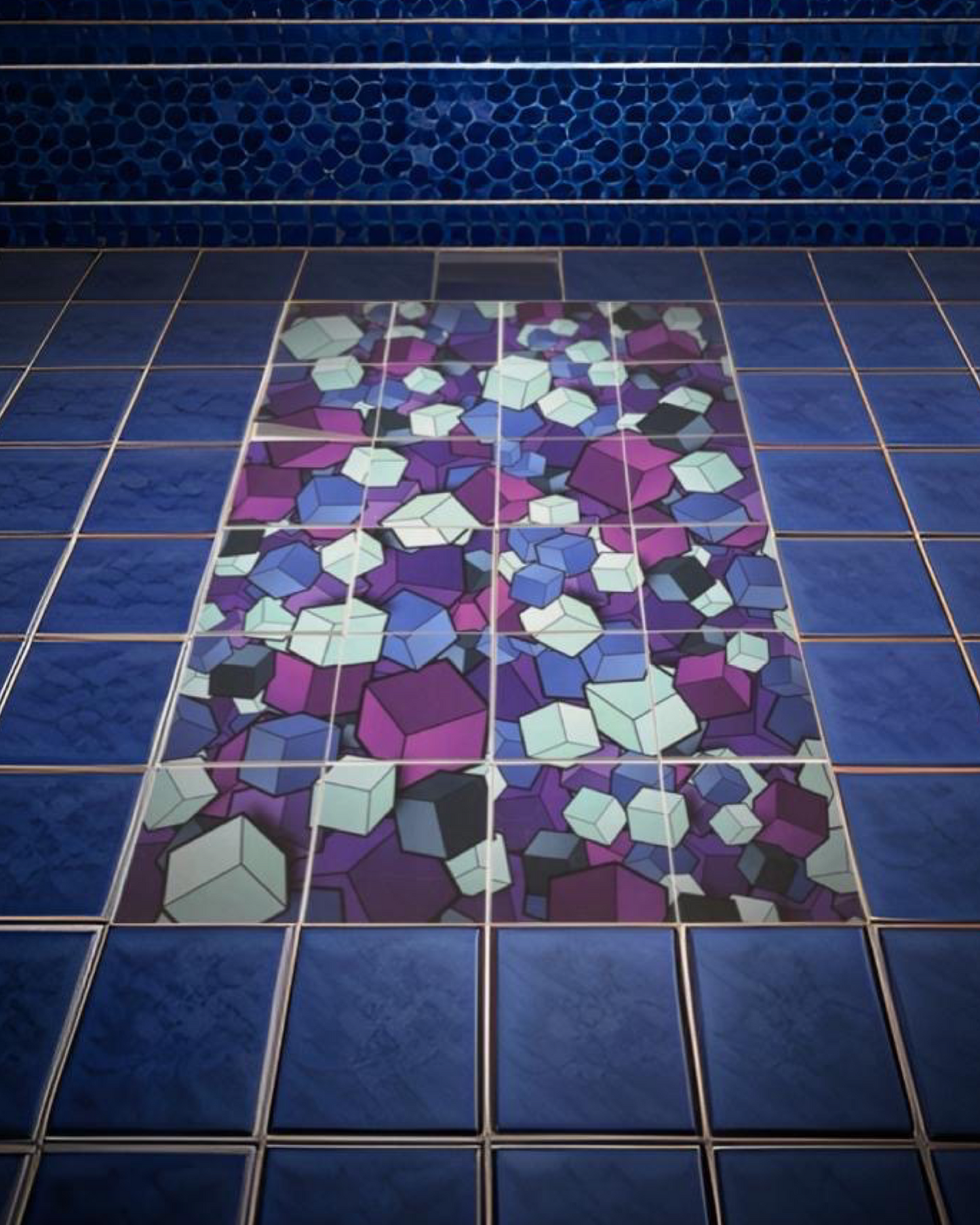 Cubed 01 • 24”x 36” Epoxy Mosaic (24x Tiles)