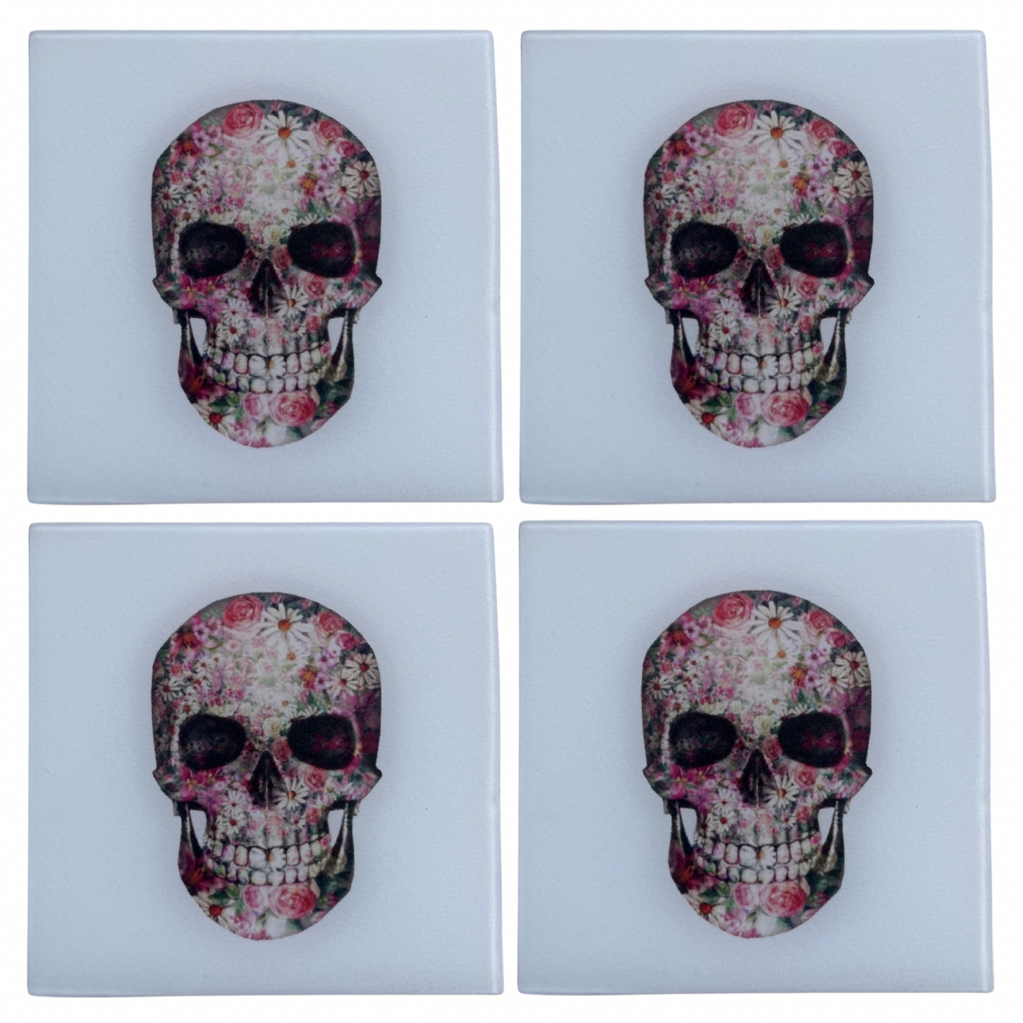 Skull 22 • 6”x 6” Tiles • Ceramic Wall Art