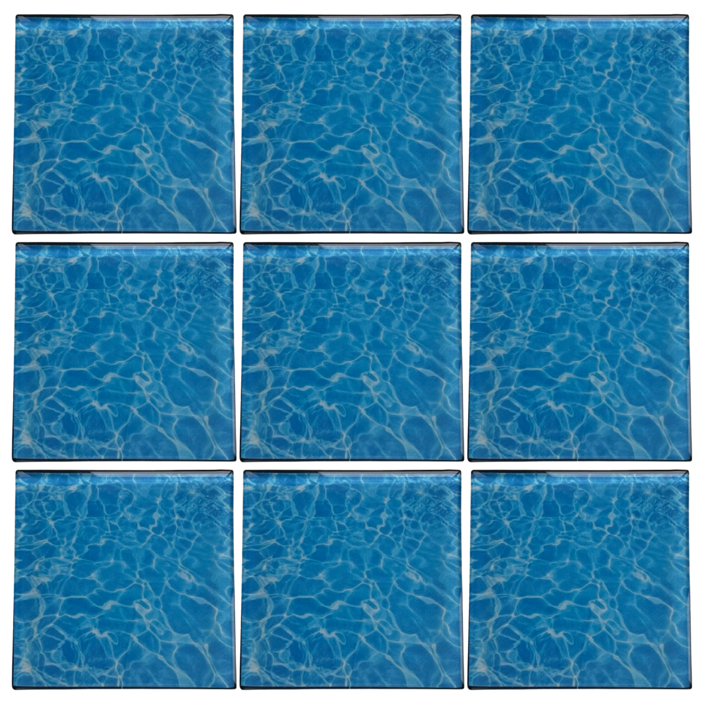 Water 01 • 4”x 4” Tiles • Ceramic Wall Art